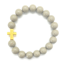 Load image into Gallery viewer, Gold Cross Big Baller Bracelet