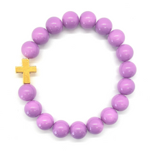Load image into Gallery viewer, Gold Cross Big Baller Bracelet