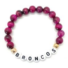 Load image into Gallery viewer, 8mm Gold School Spirt Bracelet