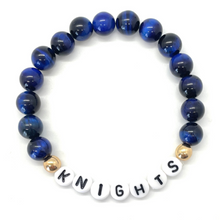 Load image into Gallery viewer, 8mm Gold School Spirt Bracelet