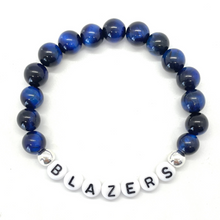 Load image into Gallery viewer, 8mm Silver School Spirt Bracelet