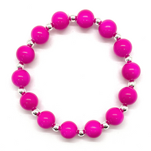 Load image into Gallery viewer, Silver Big Baller Alternating Bead Bracelet