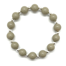 Load image into Gallery viewer, Silver Big Baller Alternating Bead Bracelet