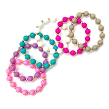 Load image into Gallery viewer, Gold Big Baller Alternating Bead Bracelet