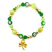 Load image into Gallery viewer, Shamrock Good Luck Bracelet