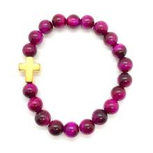 Load image into Gallery viewer, Gold Cross Bracelet