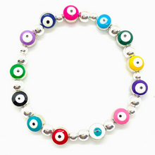 Load image into Gallery viewer, Silver All Over Evil Eye