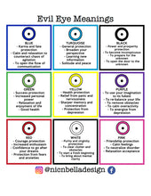 Load image into Gallery viewer, 8mm Larvikite and Silver Hematite Evil Eye