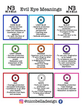 Load image into Gallery viewer, Silver Hematite Hanging Red Evil Eye Bracelet