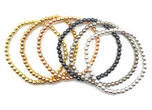 Load image into Gallery viewer, Hematite Metal Rainbow Stack- 4mm