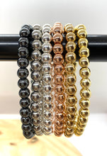 Load image into Gallery viewer, Hematite Metal Rainbow Stack- 6mm