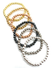 Load image into Gallery viewer, Hematite Metal Rainbow Stack- 6mm