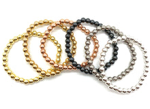 Load image into Gallery viewer, Hematite Metal Rainbow Stack- 6mm