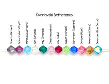 Load image into Gallery viewer, Customizable Name/Initial Bracelet with Swarovski Birthstones