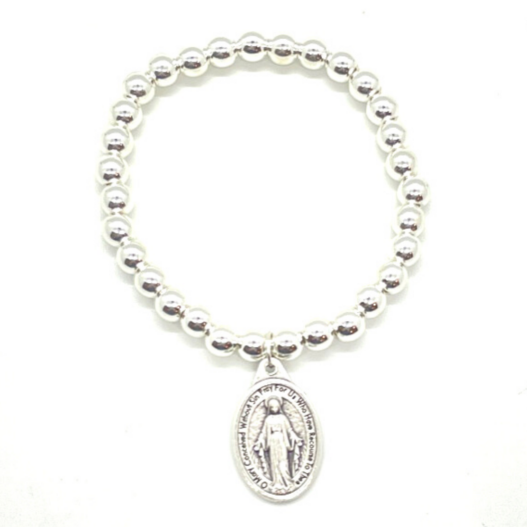 Virgin Mary Charm Bracelet