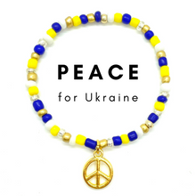 Load image into Gallery viewer, Peace for Ukraine Bracelet