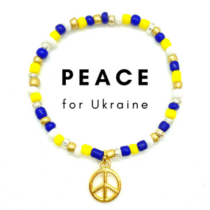Peace for Ukraine Bracelet