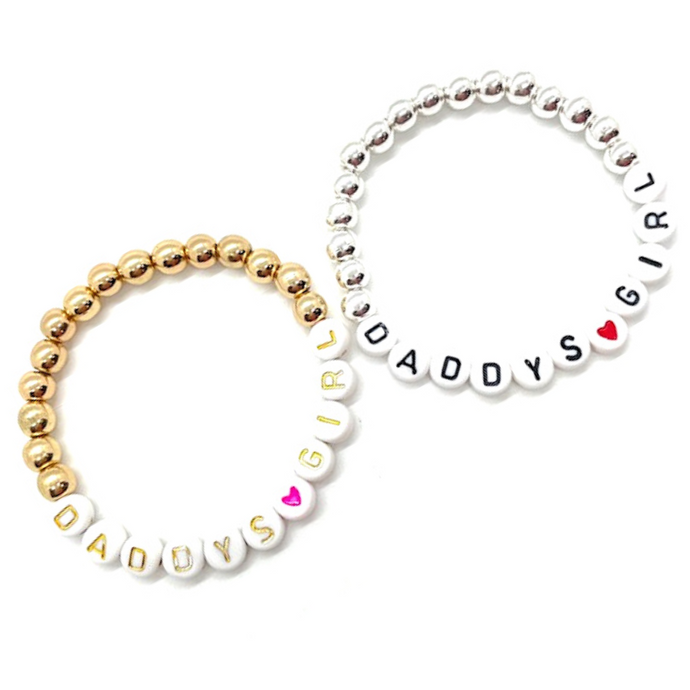 Daddy's Girl Bracelet (available in gold or silver)