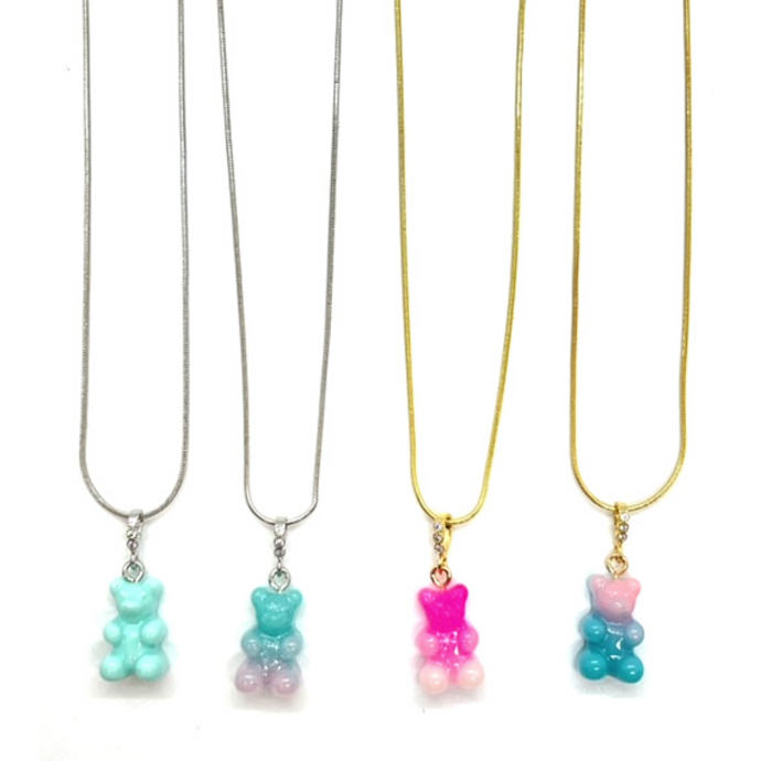 Enamel Gummy Bear Necklace