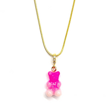 Load image into Gallery viewer, Enamel Gummy Bear Necklace