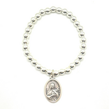Load image into Gallery viewer, St. Therese Charm Bracelet