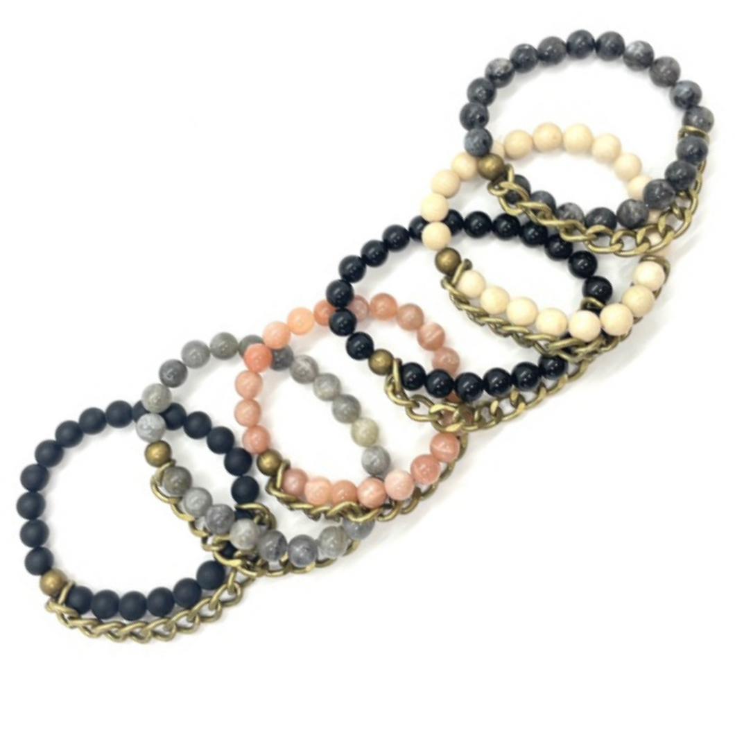 Gold Side Chain Bracelet