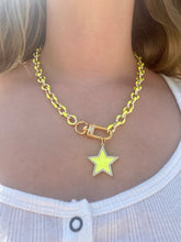 Load image into Gallery viewer, Pink Gold Star Necklace