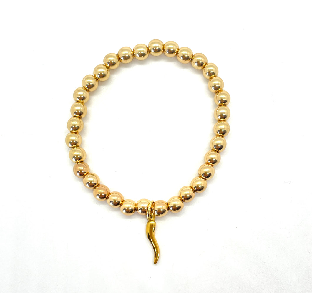 Gold Hematite with Cornicello